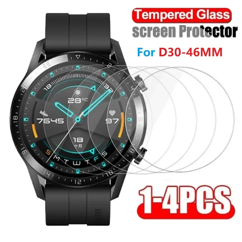 Gehard Glas Voor Ronde Smart Watch Schermbeschermer Diameter 46 30 31 32 33 35 36 37 38 39 40 41 42 43 44 45 Glasfilm