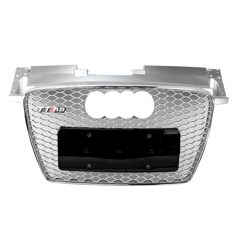 Car accessories for Audi TT front grill change to TTRS facelift mesh grille radiator honeycomb grills 2008-2014