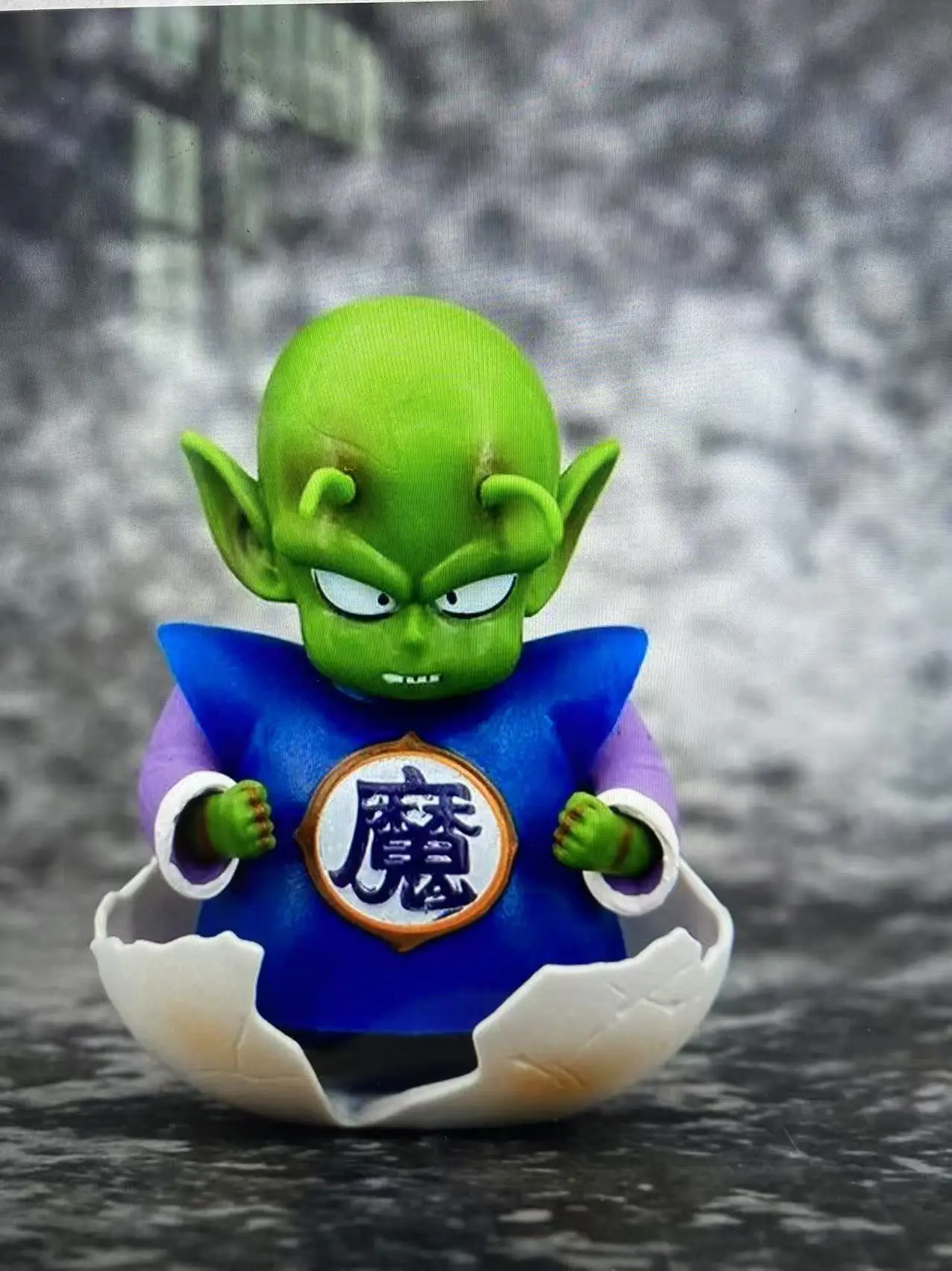 Dragon Ball Bick, Gran Rey Demonio, Bick Rompecabezas de Huevos, Estatua de Pequeño Bick de Infancia, Adorno Modelo Hecho A Mano