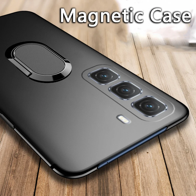 For infinix Hot 60 Pro Plus 5G Cover Adsorbable Ring Ultra-Thin Silicone Shockproof Shell For infinix Hot 60i 60 Pro Plus Case