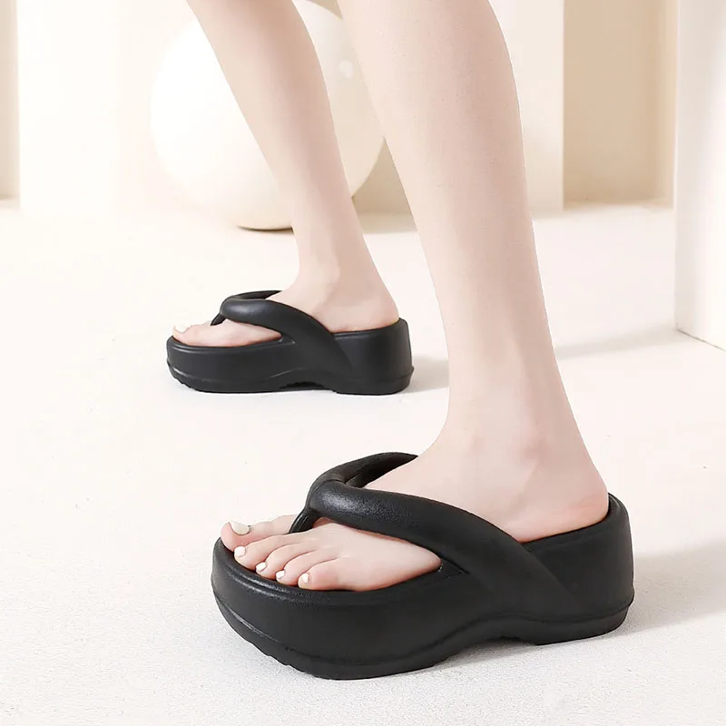 

Thick-soled flip-flops women's summer couple non-slip slippers summer home home wear women's cool slippers