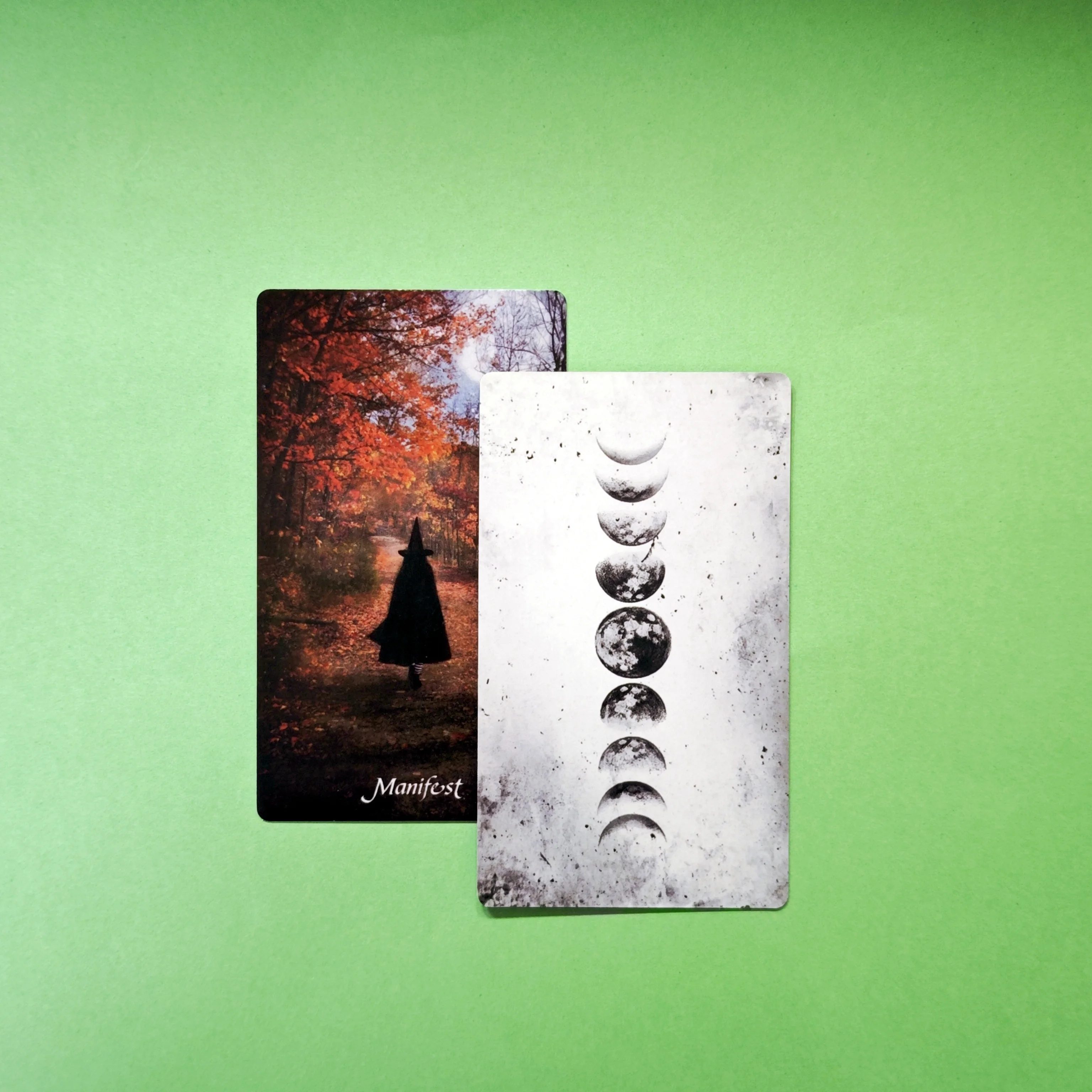 12x7cm 59枚のカード 地上の魂霊オラクル 折り畳まれた小冊子付き 暗闇の魔女デザイン 友人へのギフト 占いのボードゲーム