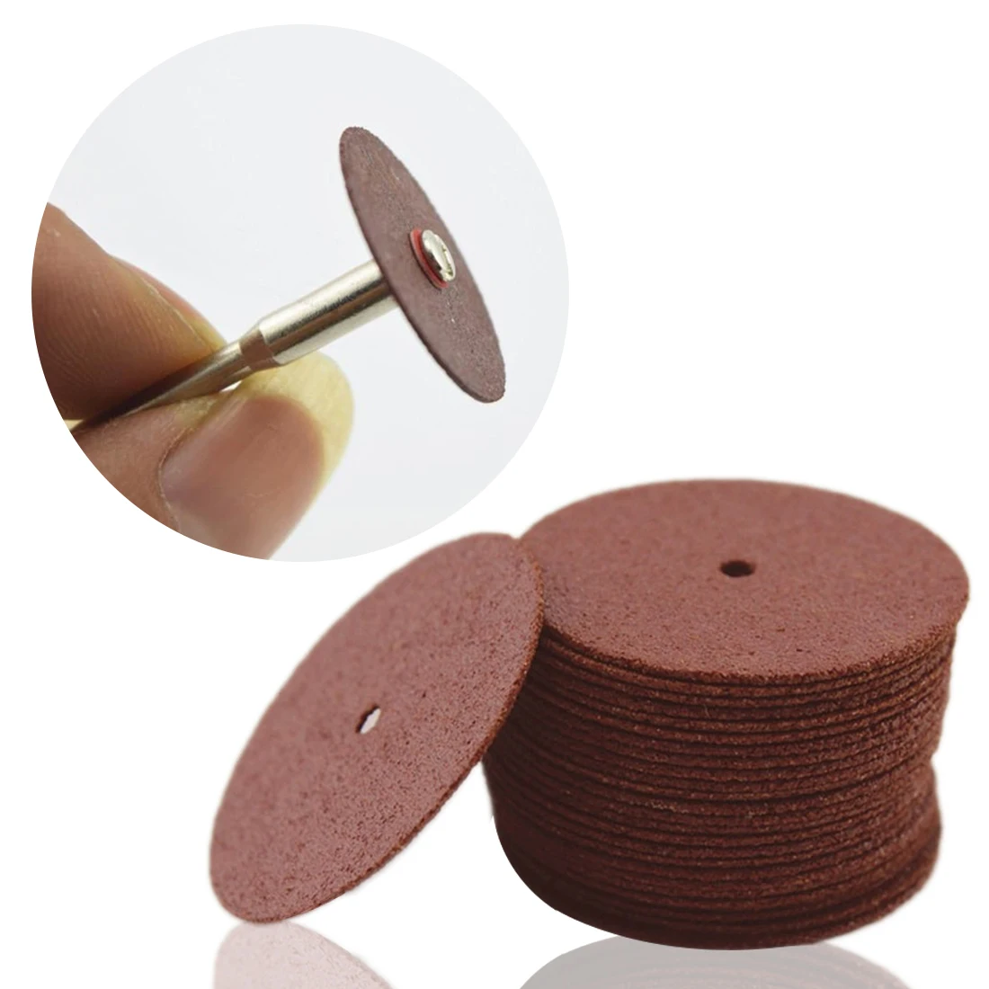 36/72pcs Dremel Accessories 24mm Abrasive Disc Cutting Discs Reinforced Cut Off Grinding Wheels Rotary Blade Disc Cuttter Tool