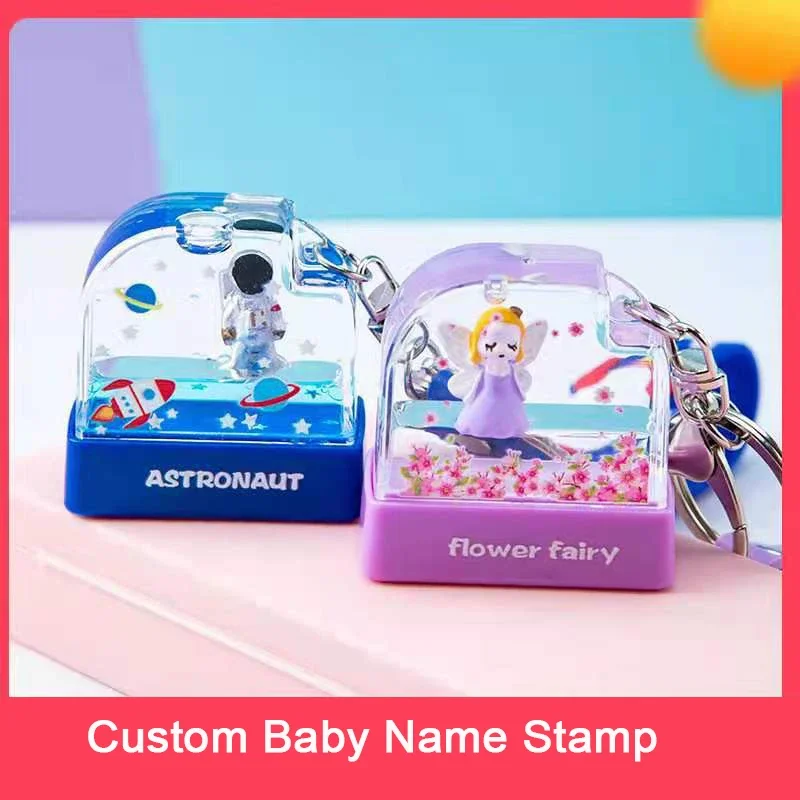 חותמת מותאמת אישית עבור בנים ובנות עמיד למים צעצועים dify לילדים שם מדבקה חותם בגדי סטודנט פרק לא לדעוך