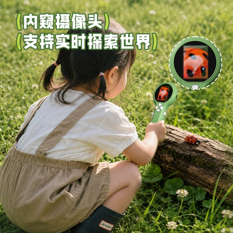 Handheld Electronic Magnifier with High-definition Screen, Ideal for Outdoor Activities and Science Experiments