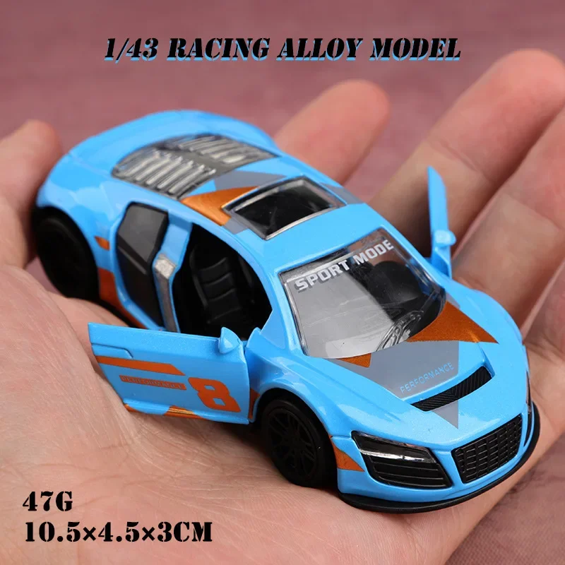 Children's Toy Car Realistic Alloy Windback Sports Vintage Car Model Remote Control Car Play Vehicle Model Collectible Car