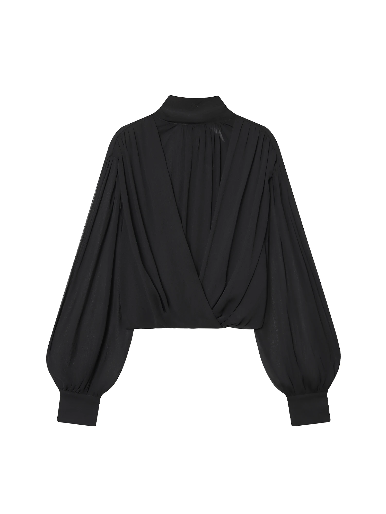 

Women Black Gothic Emo Shirts Long Sleeve Turtleneck Blouses Vintage Elegant 2000s Shirt Chic Fashion Clothes Spring Autumn 2025