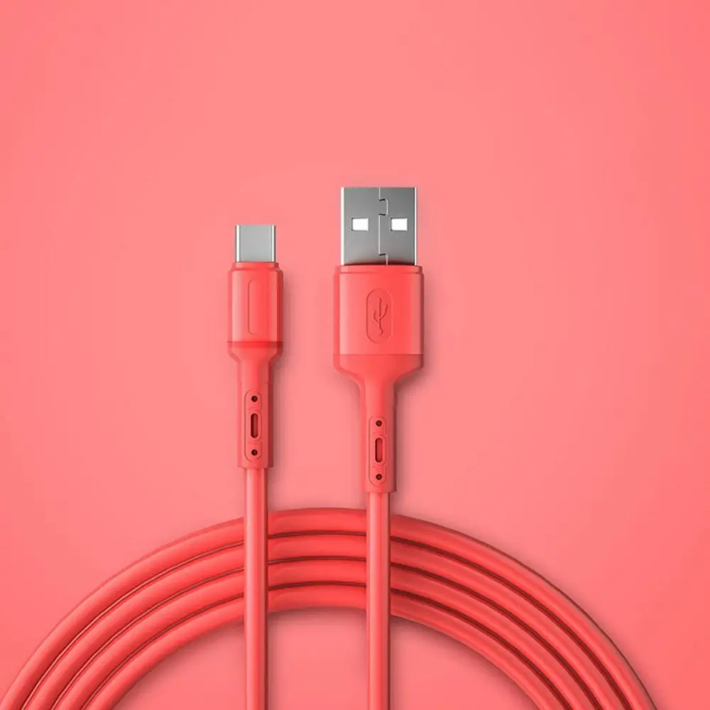 

Soft 1PC Digital Cables Type C 3A Data Line Quick Charge USB-C Charger Wire Liquid Silicone Cable Fast Charging Cable Data Cord