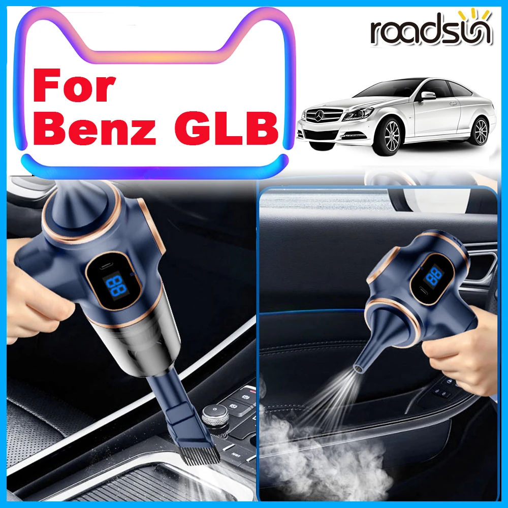 For Mercedes-Benz GLB 120W Car Vacuum Cleaner Portable Wet And Dry dual-use Vacuum Cleaner Handheld Dust Collector High Suction