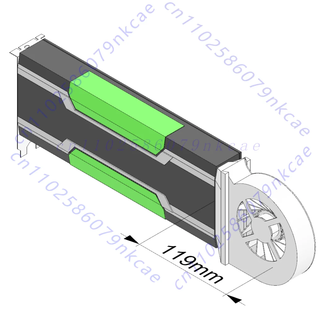 Universal Active Fan Heatsink for NVIDIA for Tesla M60/M10 Graphics