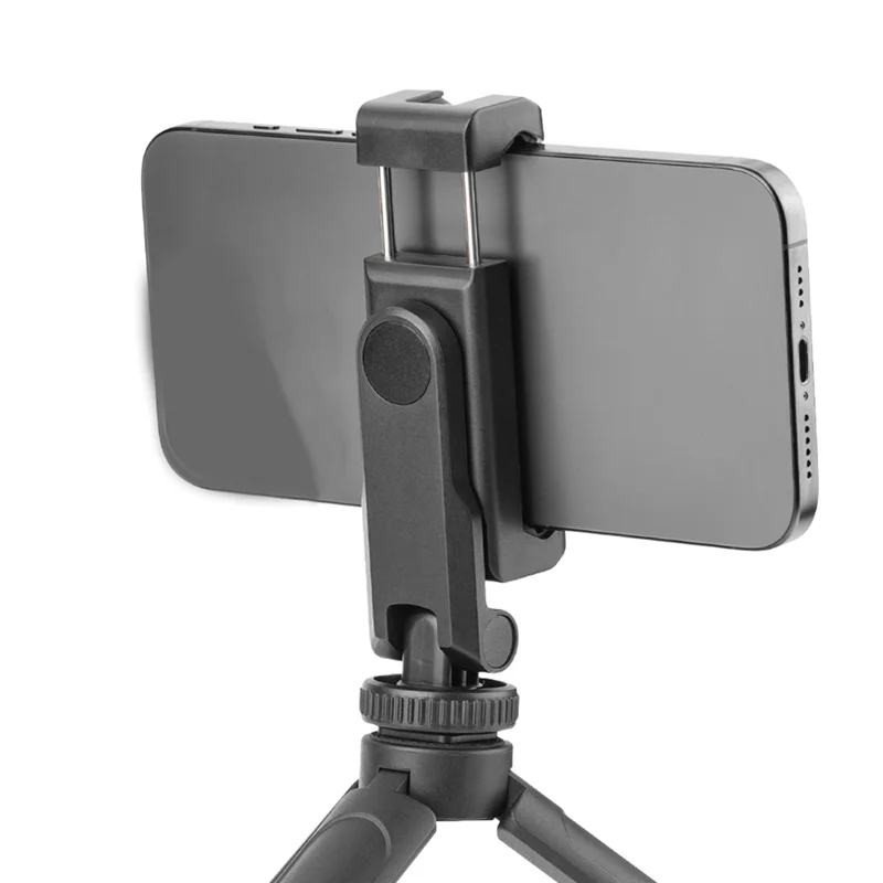 Стабильная производительность-многофункциональный держатель для телефона, зажим для штатива для телефона, вращающийся с двойными креплениями для холодной обуви для смартфона Vl