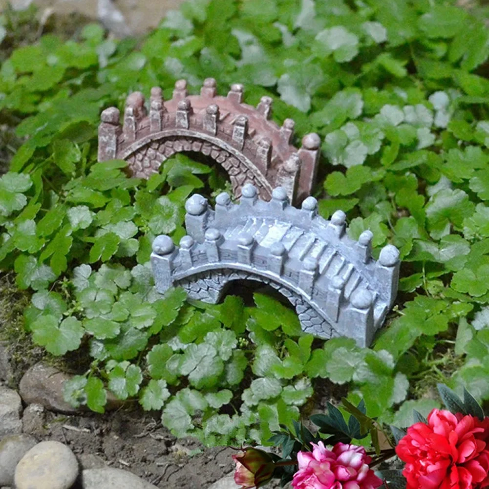 Mini Bridge Miniature Landscape Fairy Garden Terrarium Decor Tool Garden Crafts