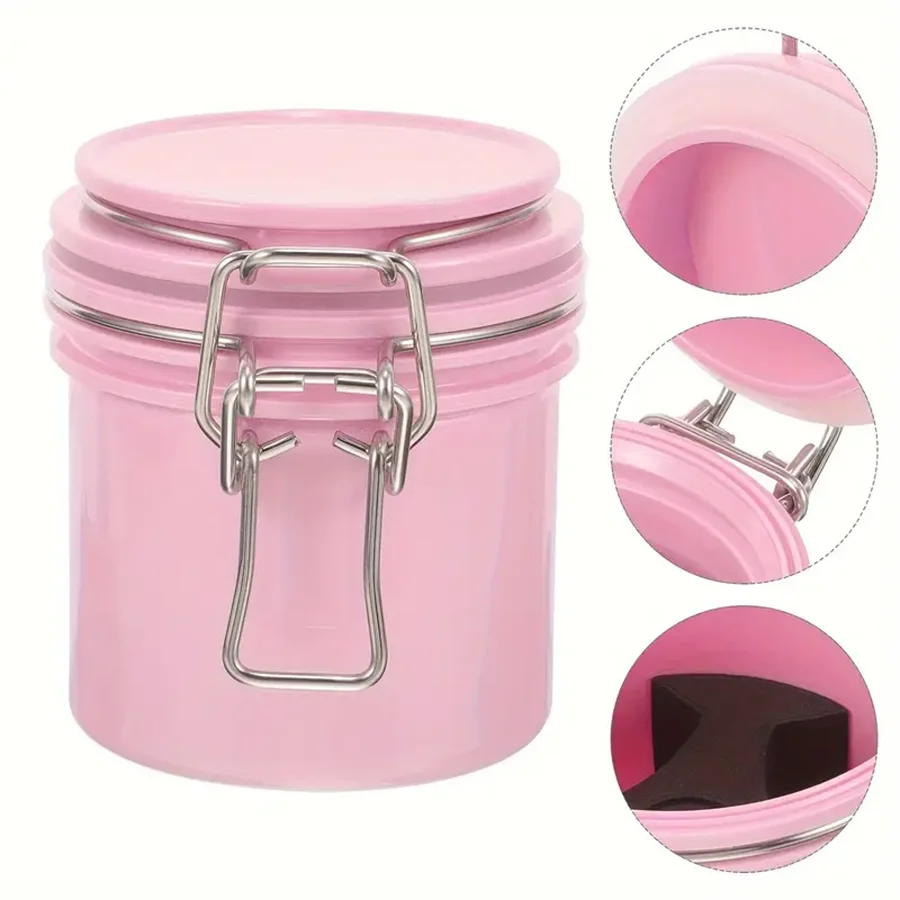 250ml&200ml Eyelashes Glue Storage Tank Container Adhesive Stand Eyelash Extension Activated Sealed Storage Makeup Tools