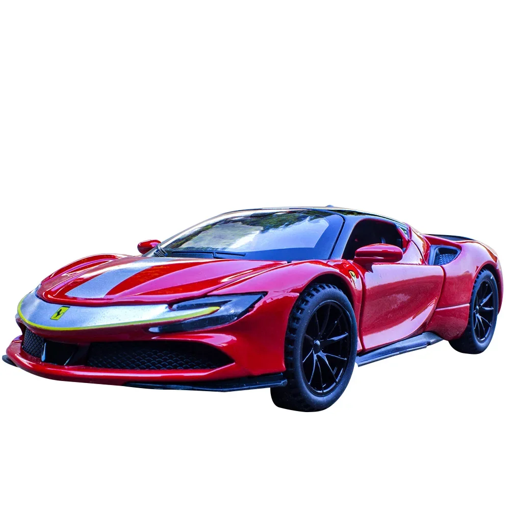 1:32  Alloy Sports Car Model Diecasts Metal Vehicles Car Model Sound Light Collection Simulation Car Toys Gift