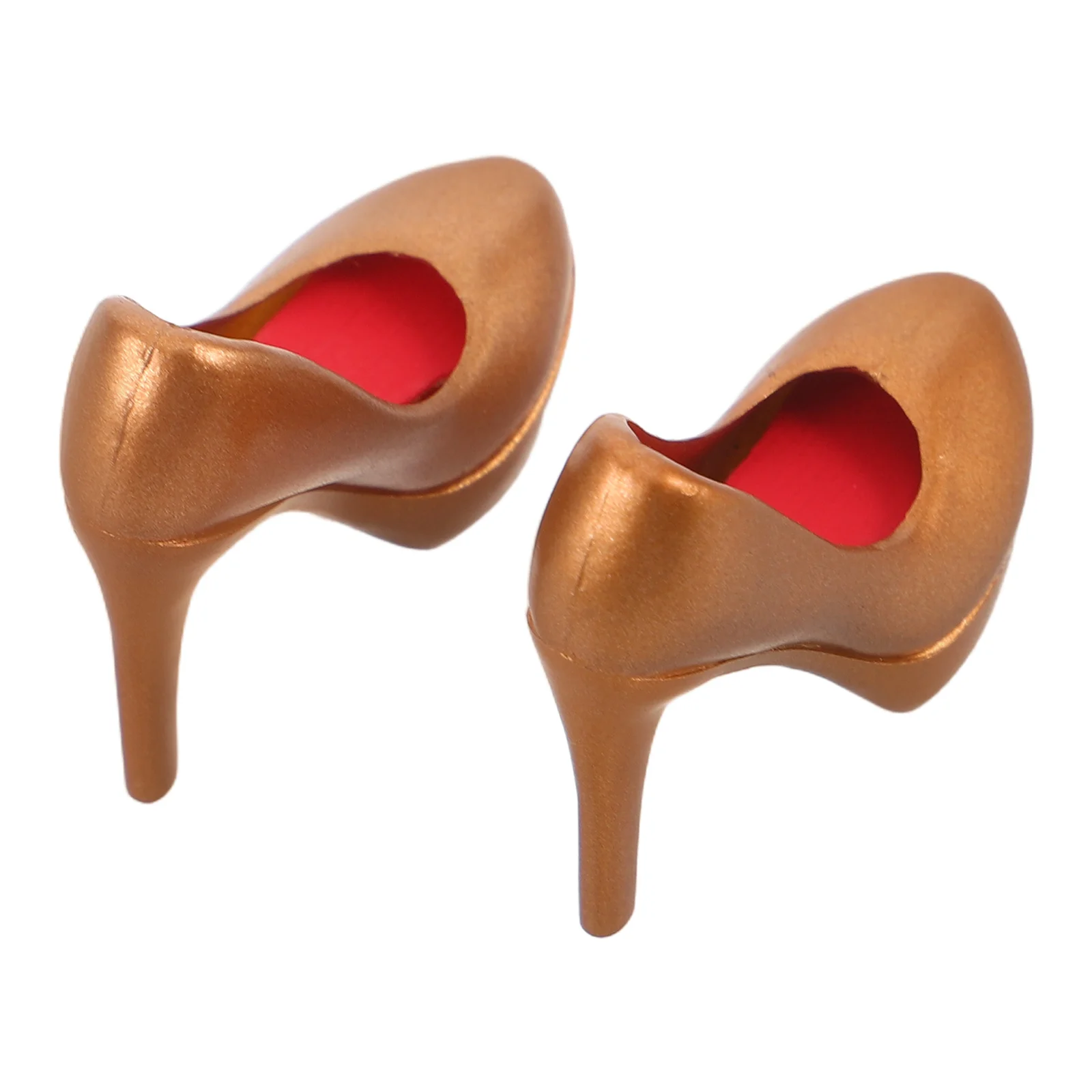 

1Pair 1:6 Action Figure High Heels - Closed Toe Mini Pumps - Premium PU Footwear for 12 Inch Figure Accessories