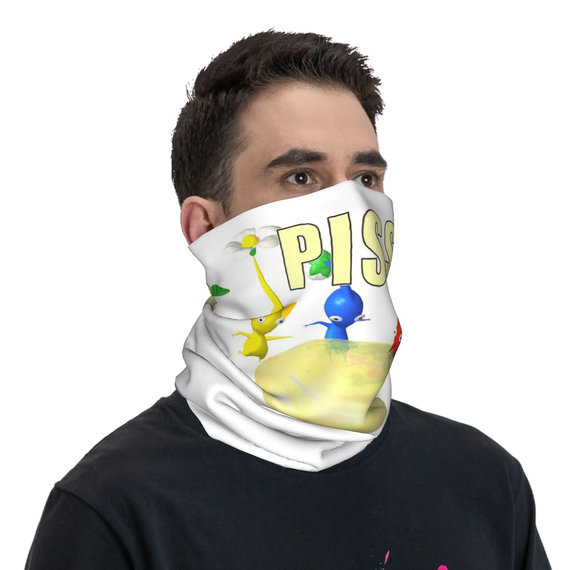 Pikmin el nuevo personaje Bandana cubierta para el cuello bufanda estampada para la cara pasamontañas multifunción correr Unisex adulto a prueba de viento