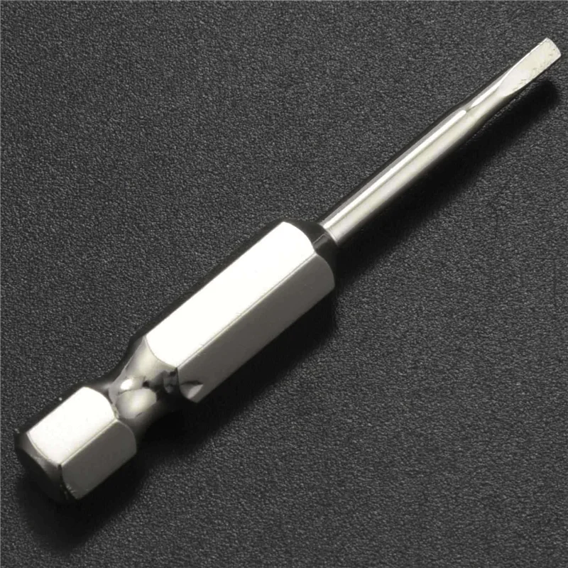 A50i 12pçs pontas de parafuso triangular de aço s2, chave de fenda magnética, cabeça de parafuso triangular antiderrapante 1.8/2/2.3/2.5/2.7/3mm