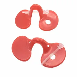 50/100/500 Pcs Red Chicken Goggles Plastic Chicken Farm Anti-pecking Anti-fighting With Bolt Glasses Poultry Hen Accessories