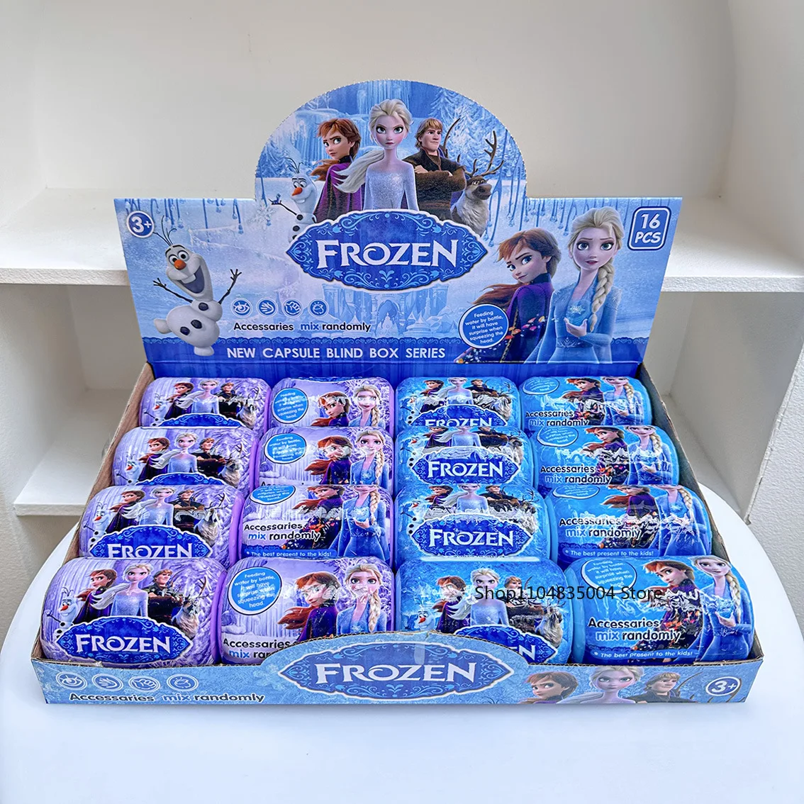 新しい16個入りKpop＆スティッチコレクションアクションフィギュアカプセルアニメブラインドボックスサプライズバックパックペンダントキーホルダーロープドールおもちゃ子供向けギフト