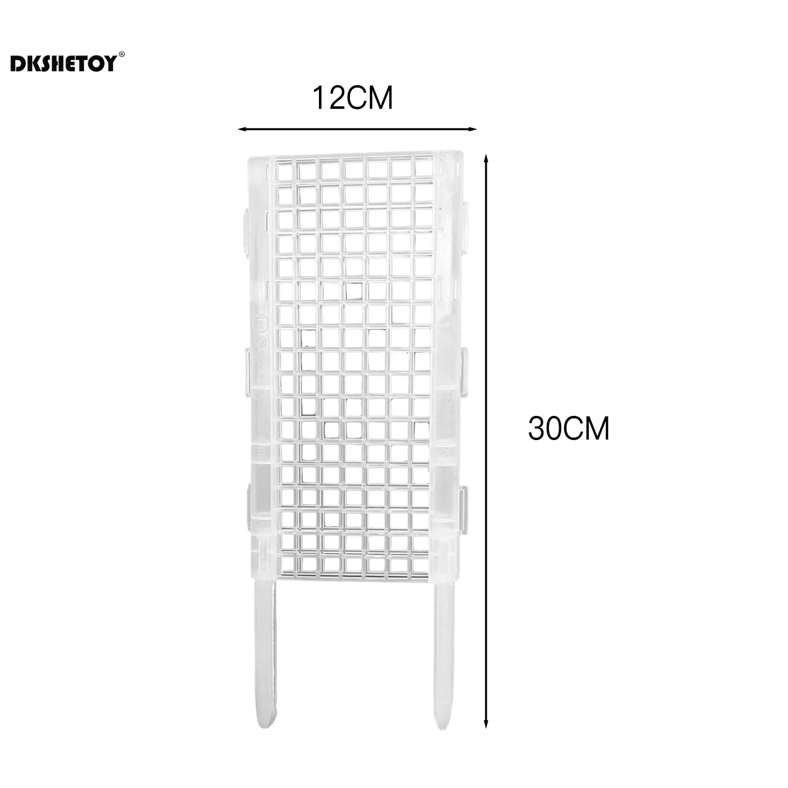 30*12cm Plant Support Cages Plastic Monstera Simple to Use Stackable Moss Pole for Climbing Plants Accessories