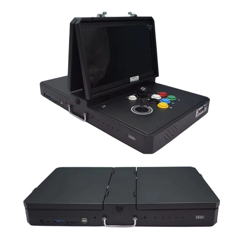

14 Inch Screen Portable Folding Two Players Arcade Game Box Arcade Video Game Console