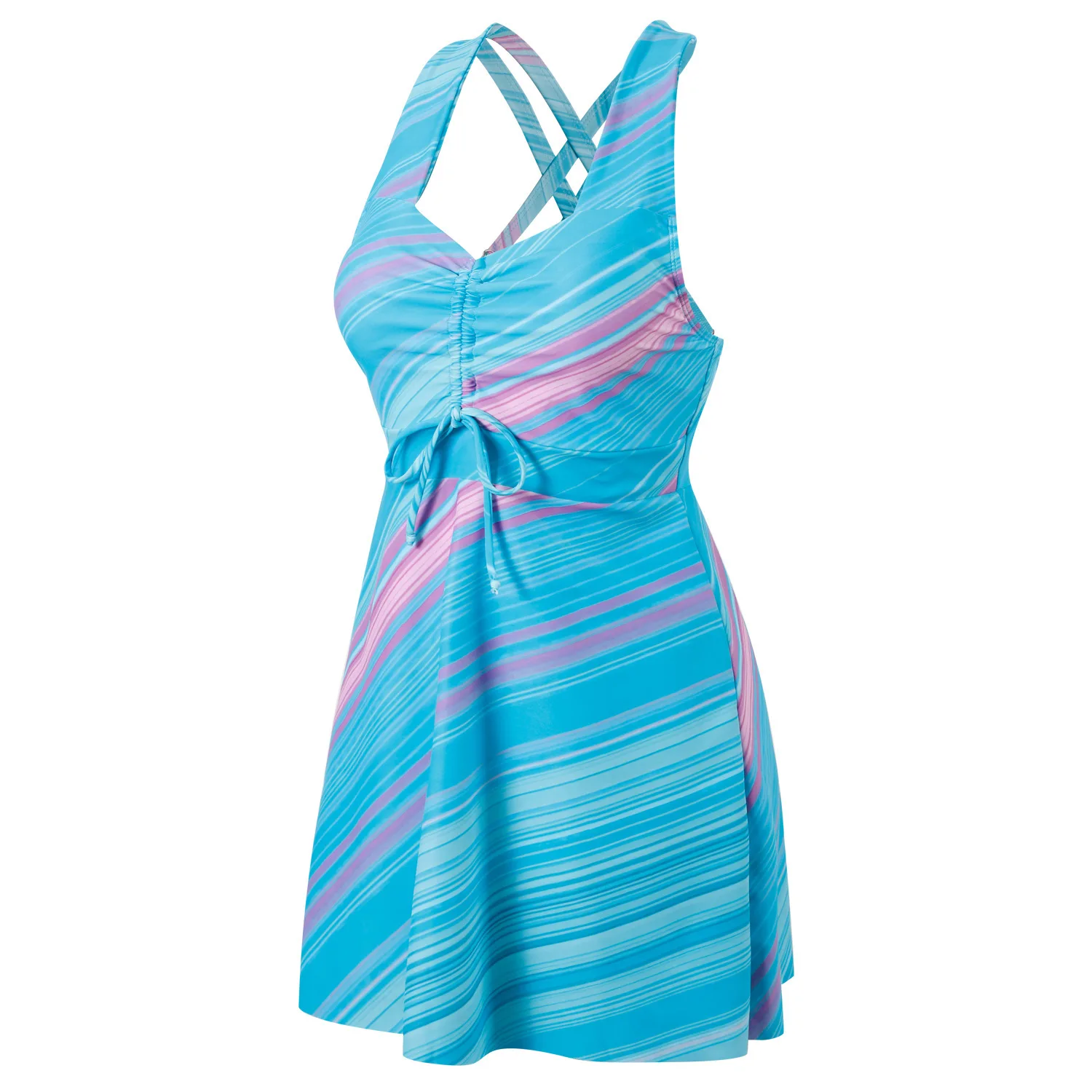 2025, neuer geteilter Badeanzug, flache Eckhose, schlanker und konservativer Badeanzug für Damen, Tankini