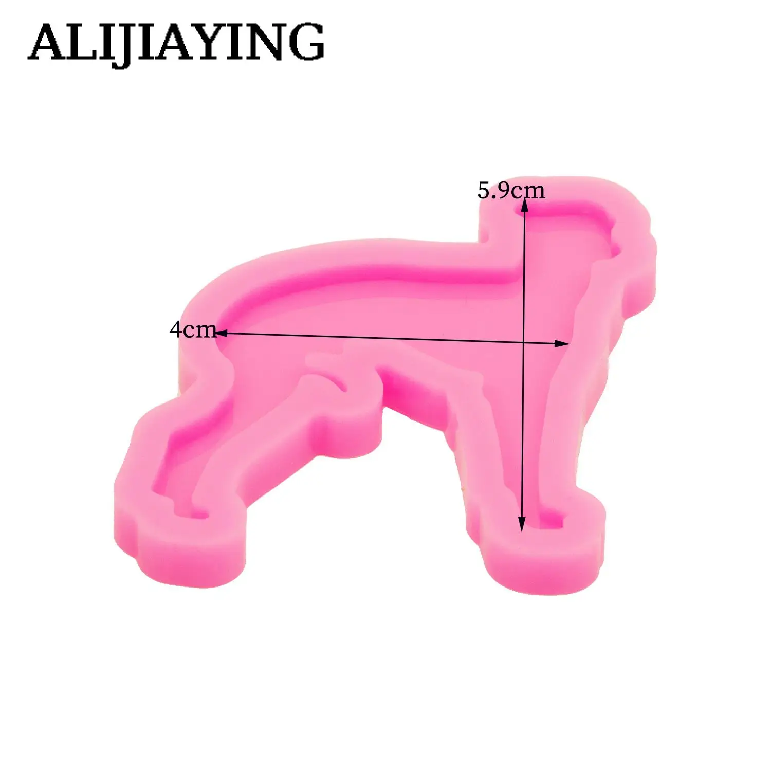 DY0813 Glossy Pug & Corgi Dog Silicone Mold Art Diy, Dogs Resin Mold Keychain Crafts with Epoxy, Fondant Chocolate Cake Molds