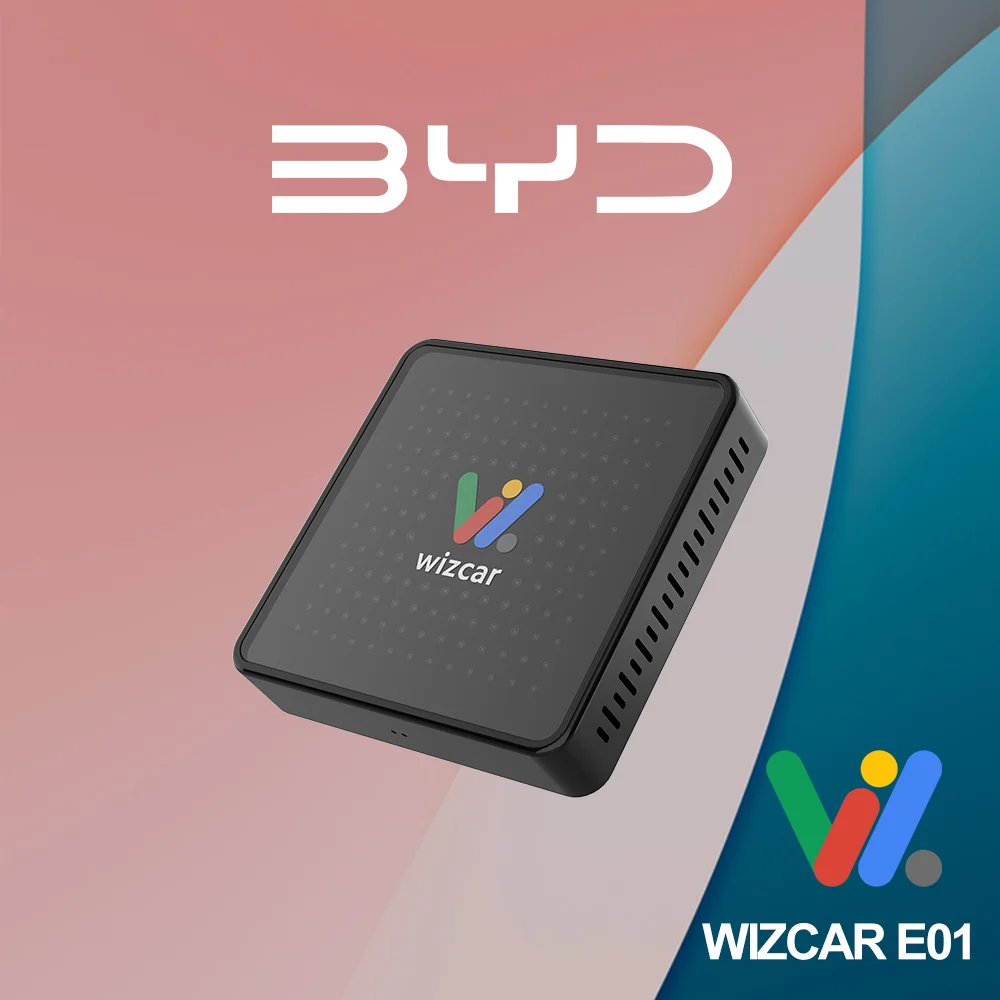 BYD SeaLion Seagull Dolphin WIZCAR E01 Google Map Spotify Music Multilingual Apple CarPlay Android Auto For China-Spec BYD Auto