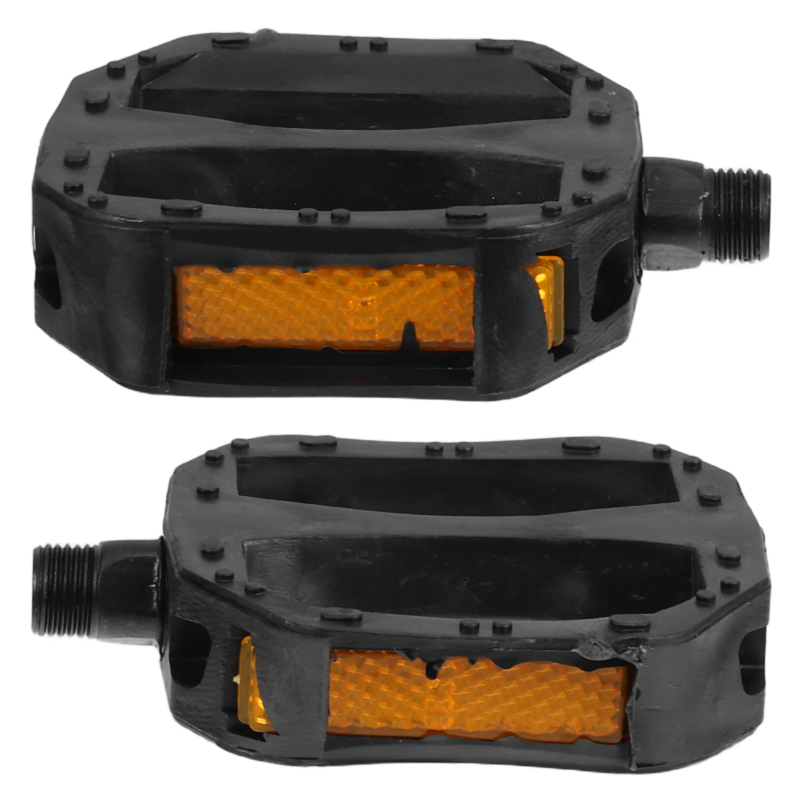 

1 Pair Kids Bicycle Pedals Secure Anti Slip Bright Colors Compatible Cruiser Bike Toddler Tricycle Accessories Plastic Flat