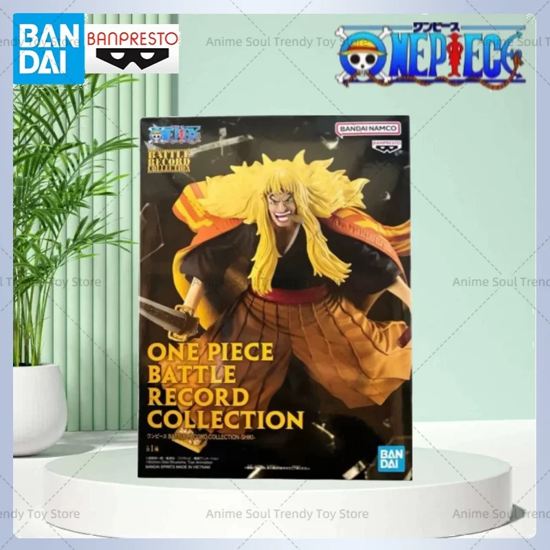 En Stock, Figura de Acción de Bandai Banpresto, One Piece Shiki, Muñeco e