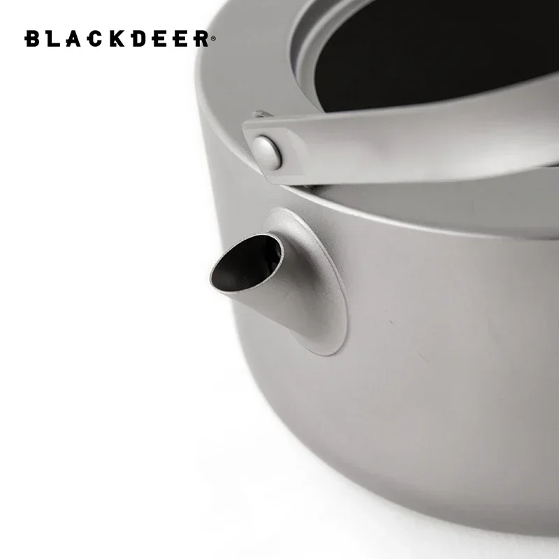 Imagem -05 - Blackdeer-chaleira de Titânio Ultraleve com Alça Dobrável Chaleira para Acampamento ao ar Livre Caminhadas e Mochila 1200ml 209g