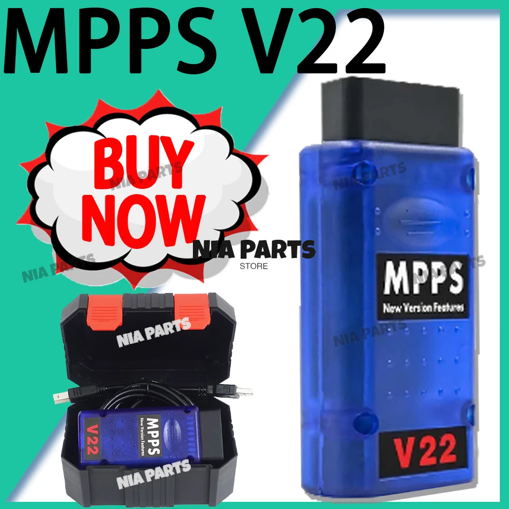 MPPS V22 Diagnostic Cable obd2 scanner automotriz ECU Chip Tuning cars Repair cable tool diagnostic pour voiture auto tools new