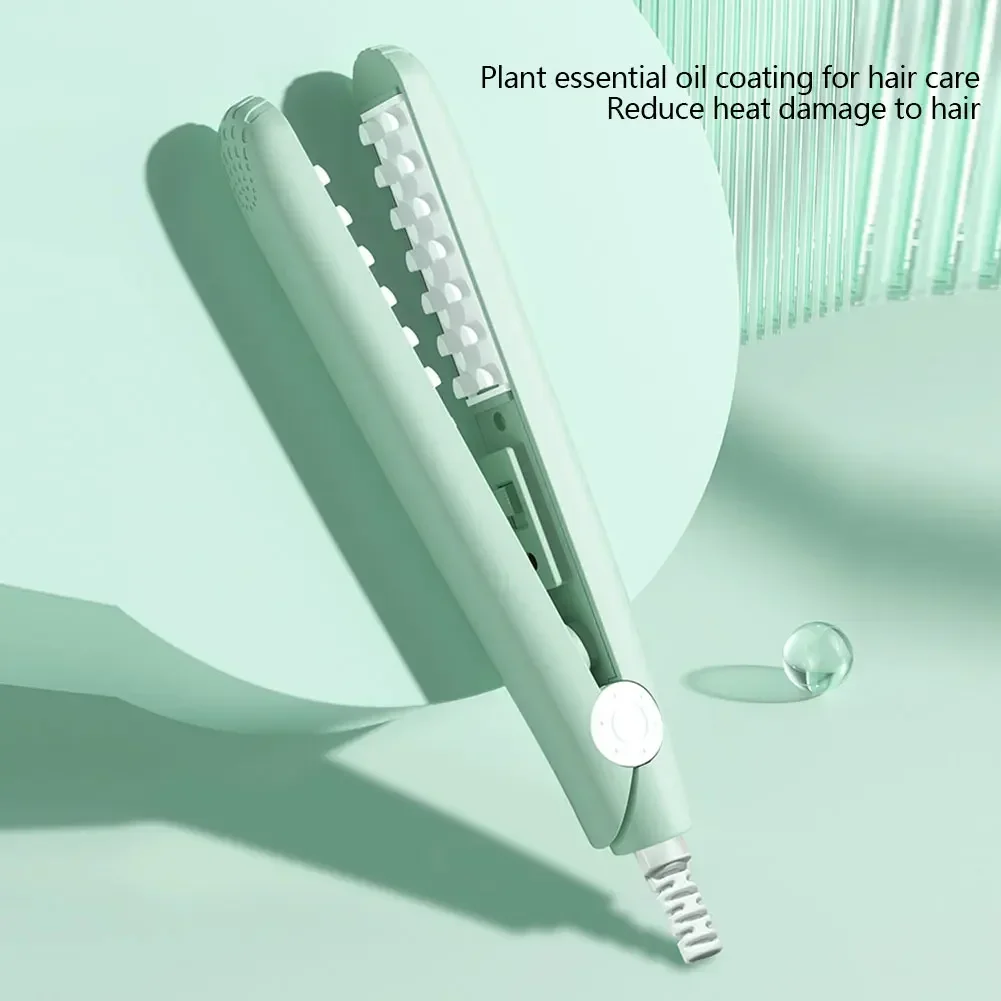 3D Grid Mini Hair Curlers Curling Iron Fluffy Hair Iron Ceramic Corn Perm Splint Flat Iron Portable Hair Styling Tools