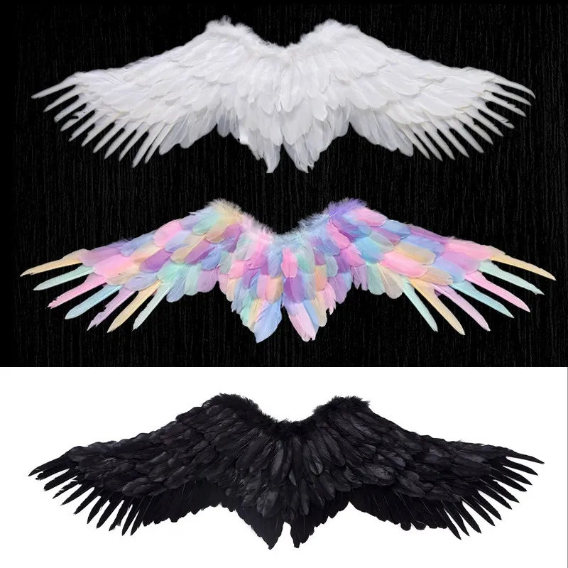 

Крылья ангела белые перья Flng ласточка Sle крылья Хэллоуин для взрослых и детей реквизит для выступлений невесты костюм девушки с цветочным узором