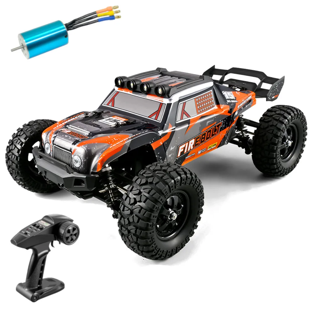 HBX 901A RTR 1/12 2.4G 4WD 50km/h Brushless RC Cars Fast Off-Road LED Light Truck Models Toys