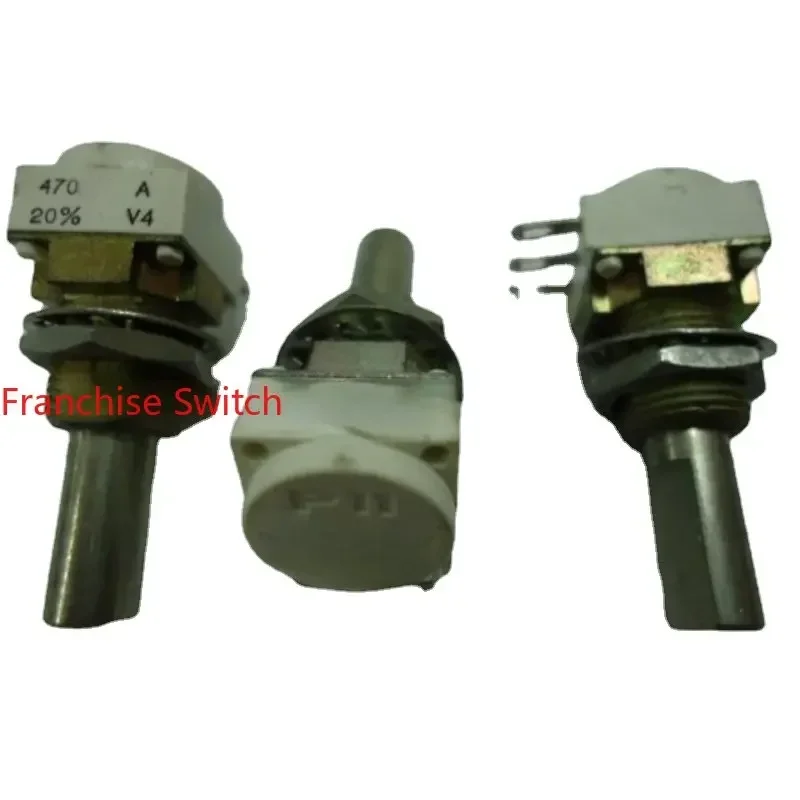 A470 Ω Stereo Conductive Plastic Volume Potentiometer