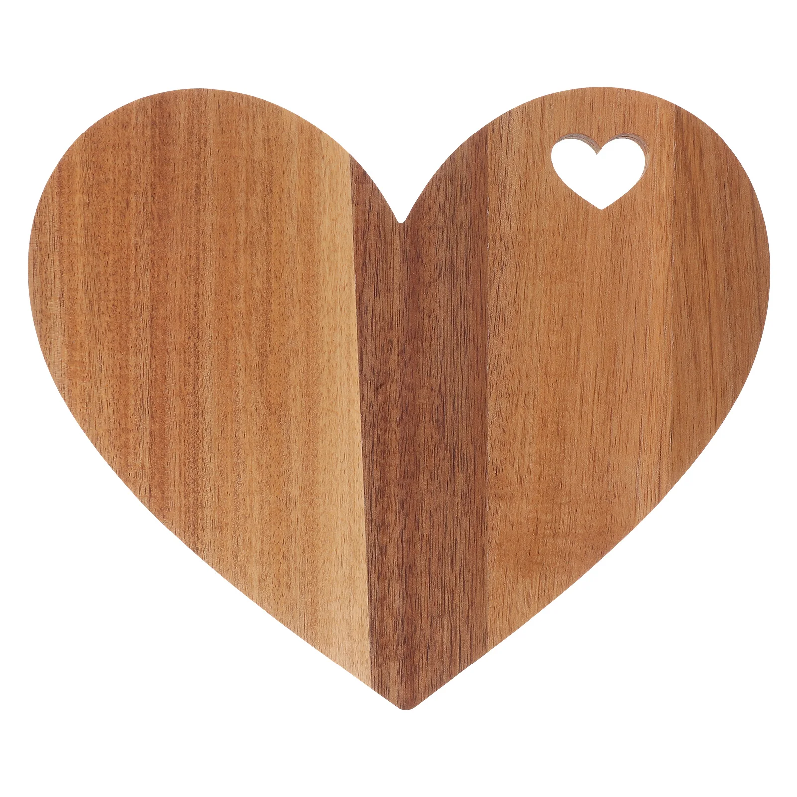 

Wooden Heart Shaped Cutting Board Smooth Surface Ideal for Cheese Meat Vegetable Elegant Kitchen Tool Charcuterie