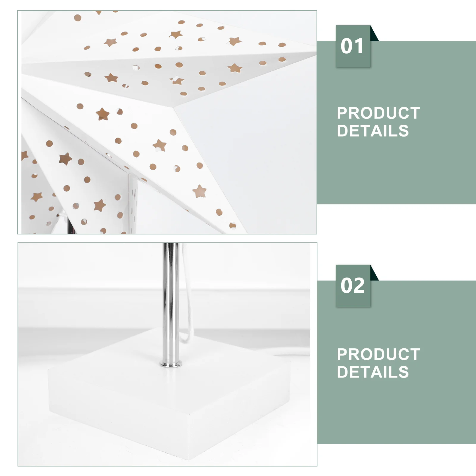 1 قطعة تسعة مصباح الإبداعية عيد الميلاد ضوء ديكور غرفة نوم جو داخلي حفلة ليلة مصباح مهرجان الديكور هدية #6