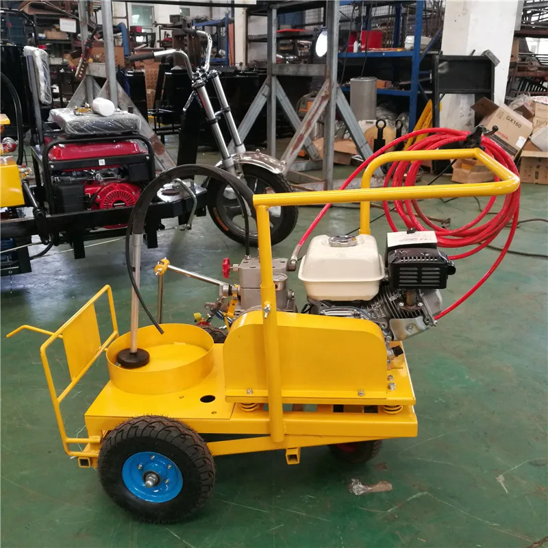 Cold Painting Road Line Marking Machine LS 600 With One Gun For Home Use Line Striping
