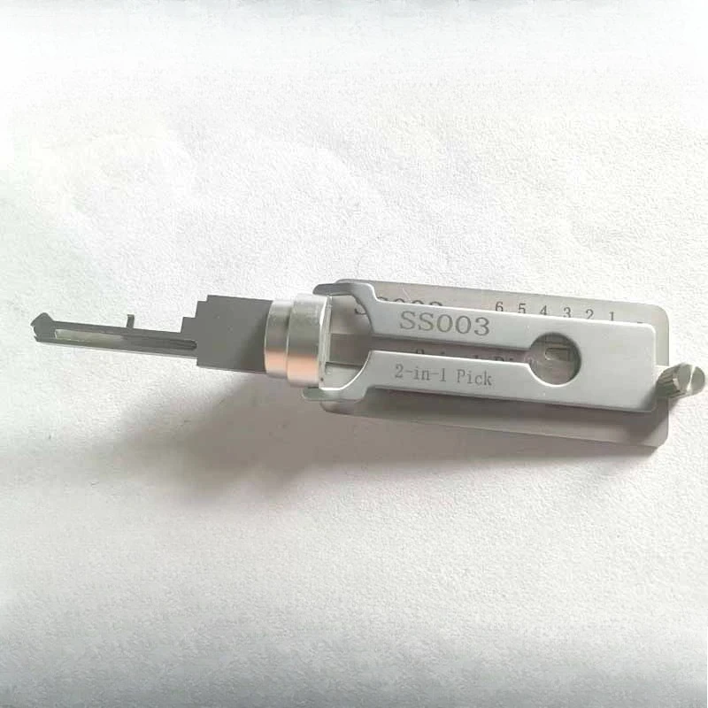 

Lishi SS001 SS002 SS003 R52 R52L KW1 KW5 SC1 SC4 SC20 M1/MS2 AM5 TE2 Locksmith Tools for Home Door Civil Locks 2-in-1 Pick Staff