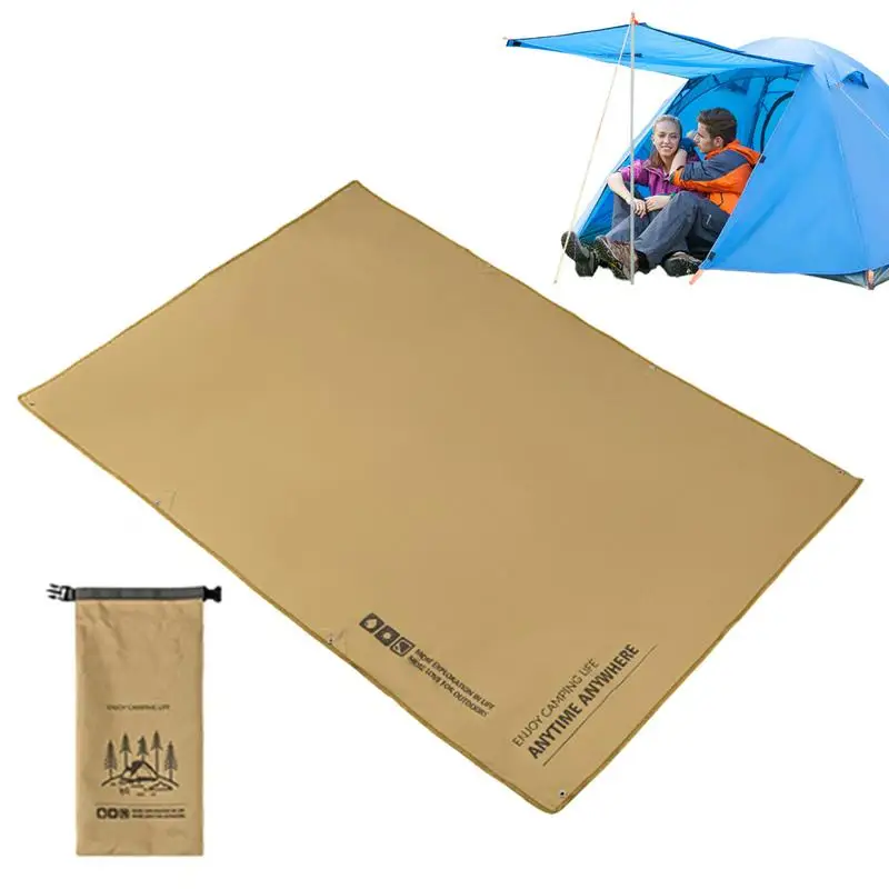 

Picnic Mat Waterproof Tent Carpet Mat Protective Waterproof Liner Keeps You Warm & Dry Tent Footprint With Storage Bag Heavy Dut