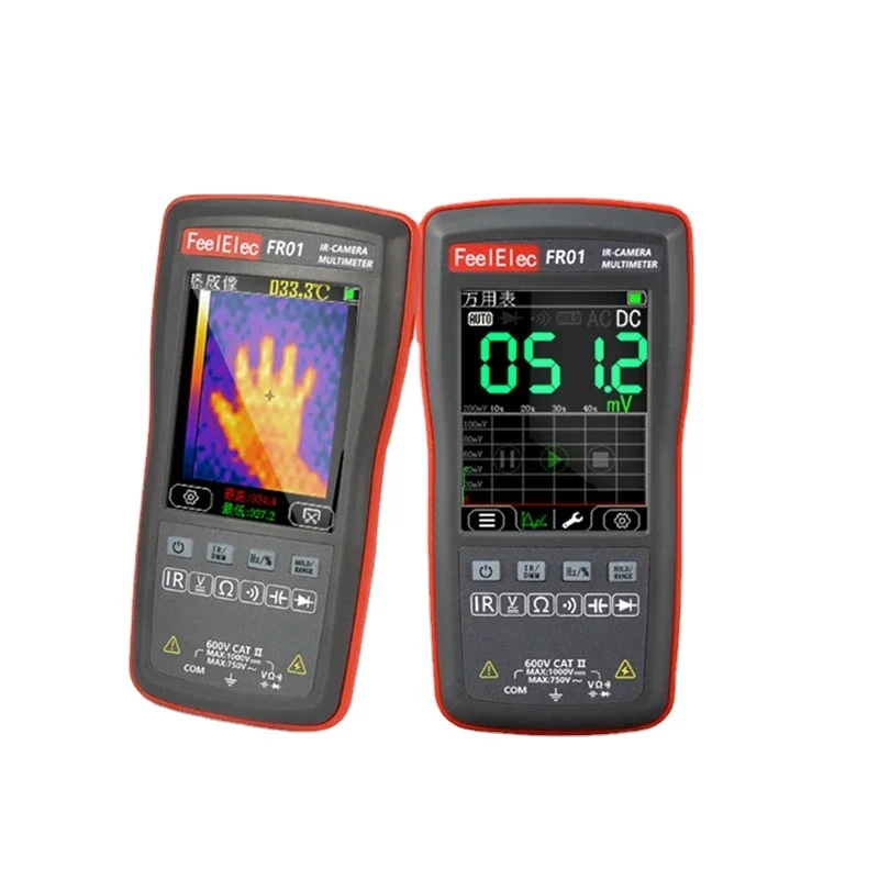 

FR01 FR01A FR01B Thermal Imaging Multimeter IR-Camera DC AC Voltage Current Capacity Diode High-precision Digital Thermography