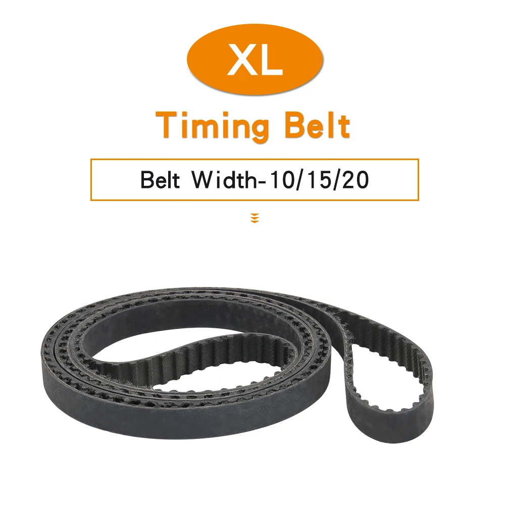 

XL Transmission Belt 624XL/630XL/648XL/670XL/672XL/686XL/690XL/700XL/720XL/736XL Closed Loop Rubber Belts Width 10/15/20 mm