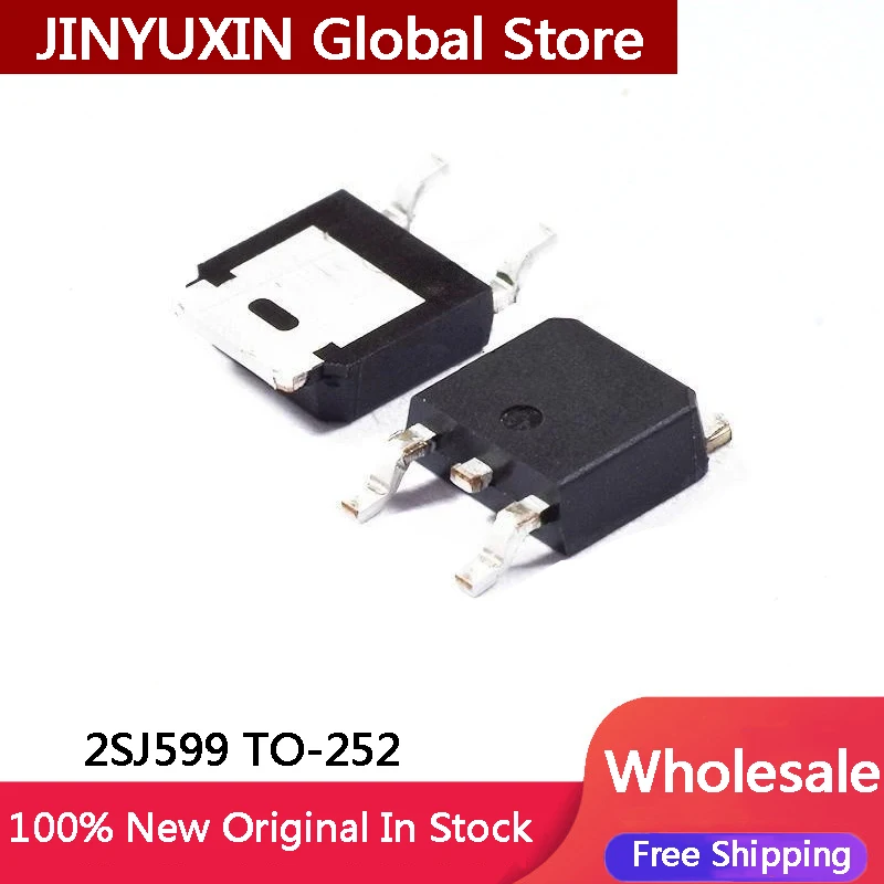 10-100Pcs 2SJ599 J599 TO252 Power Field-effect transistor P-channel MOS 20A 60V IC Chip In Stock Wholesale