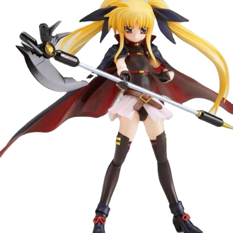 

In Stock Original GSC Actsta Fate Testarossa Harlaown Figma Magical Girl Lyrical Nanoha Model Animation Character Action Toy 1/8