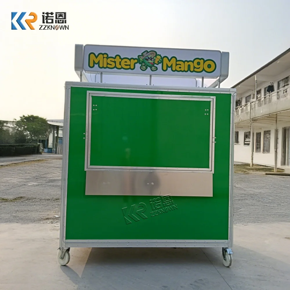 

Mobile Fast Street Food Van Food Cart Pizza Oven Truck Concession Food Car Ice Cream Trailer with Full Kitchen