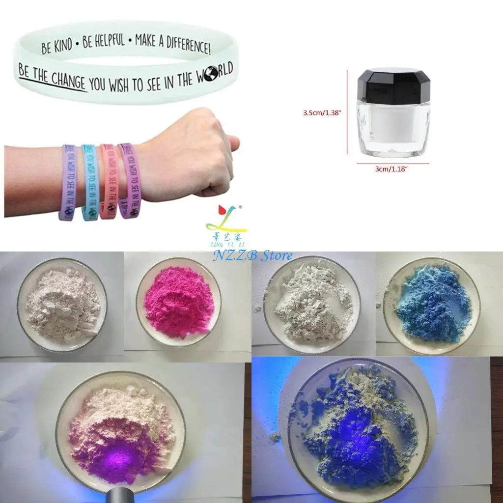 

T21F 5 цветов УФ-изменение цвета пигментный порошок фотохромный пигмент смола для изготовления ювелирных изделий