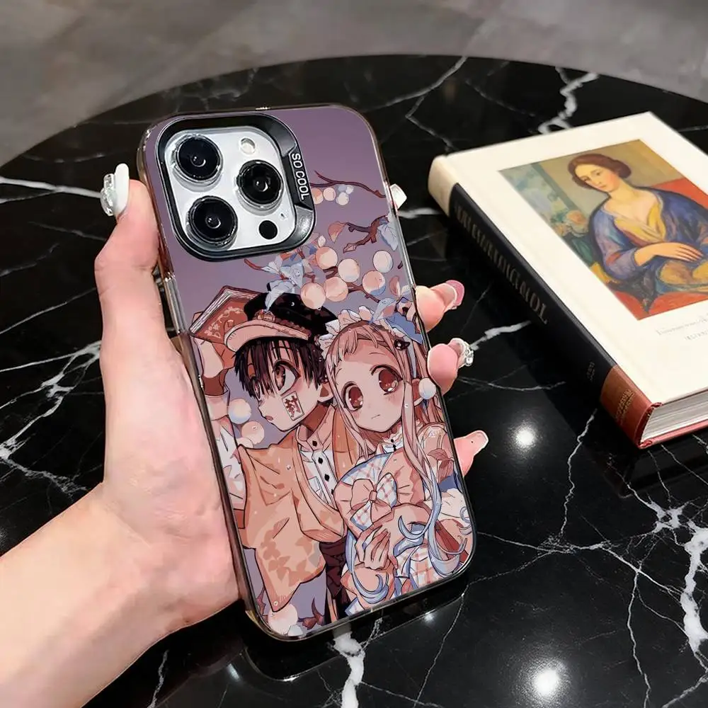 Toilet Bound Hanako Kun Anime  Phone Case For iPhone 17,16,15,14,13,12,11 Plus,Pro Max,XS,Colorful Silver Black Cover