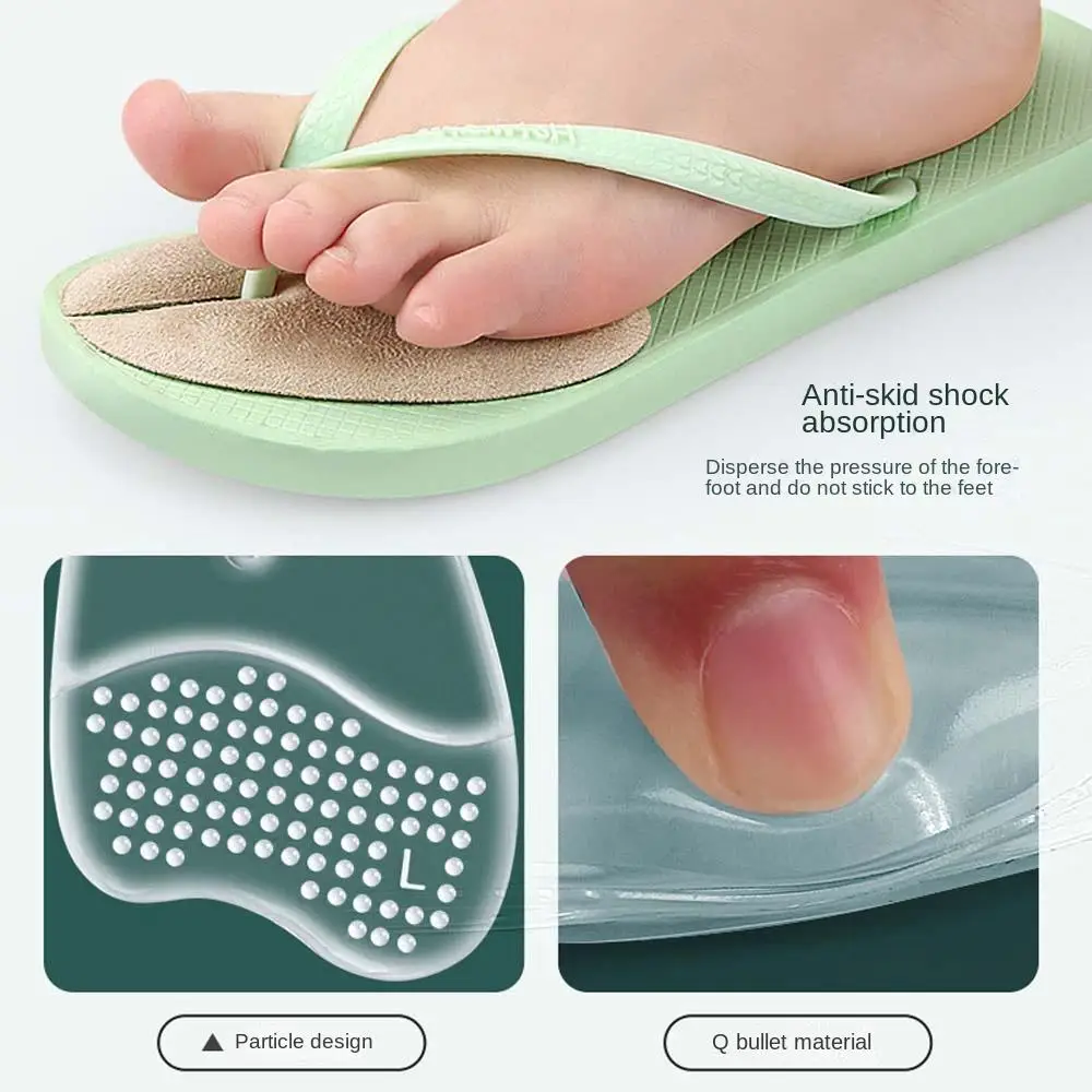 Foot Blister Relief Flip-flop cuscinetti per avampiede Comfort imbottitura supporto avampiede infradito cuscini cuscinetti strumenti per la cura dei piedi antiscivolo