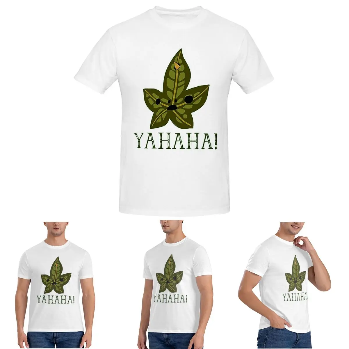 

Yahaha Korok T-Shirt for Men Cotton Plus Size T Shirts Men's Short Sleeve Round Neck Summer Clothes Tops S-6XL